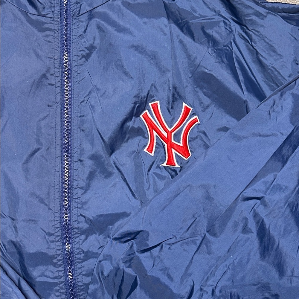 Vintage Pro Player Navy Windbreaker with Red and White NY  Logo - Picture 2 of 9